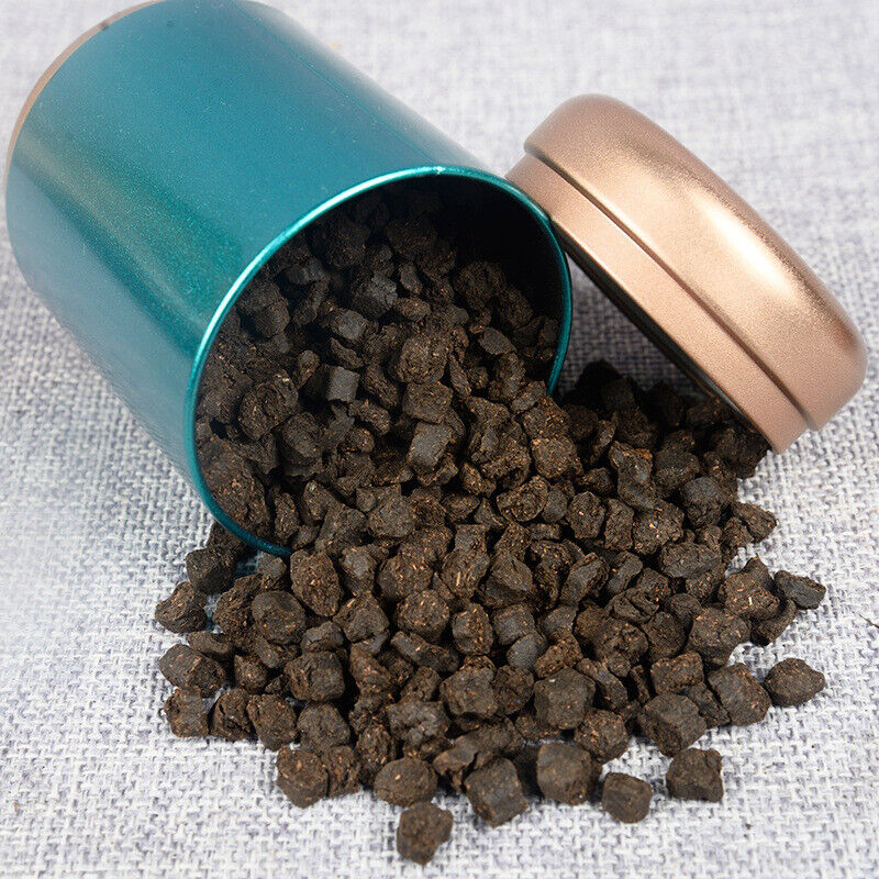 Sticky Fragrant Tea Fossil Crushed Silver 225g/can Fragrance Puerh Loose Tea