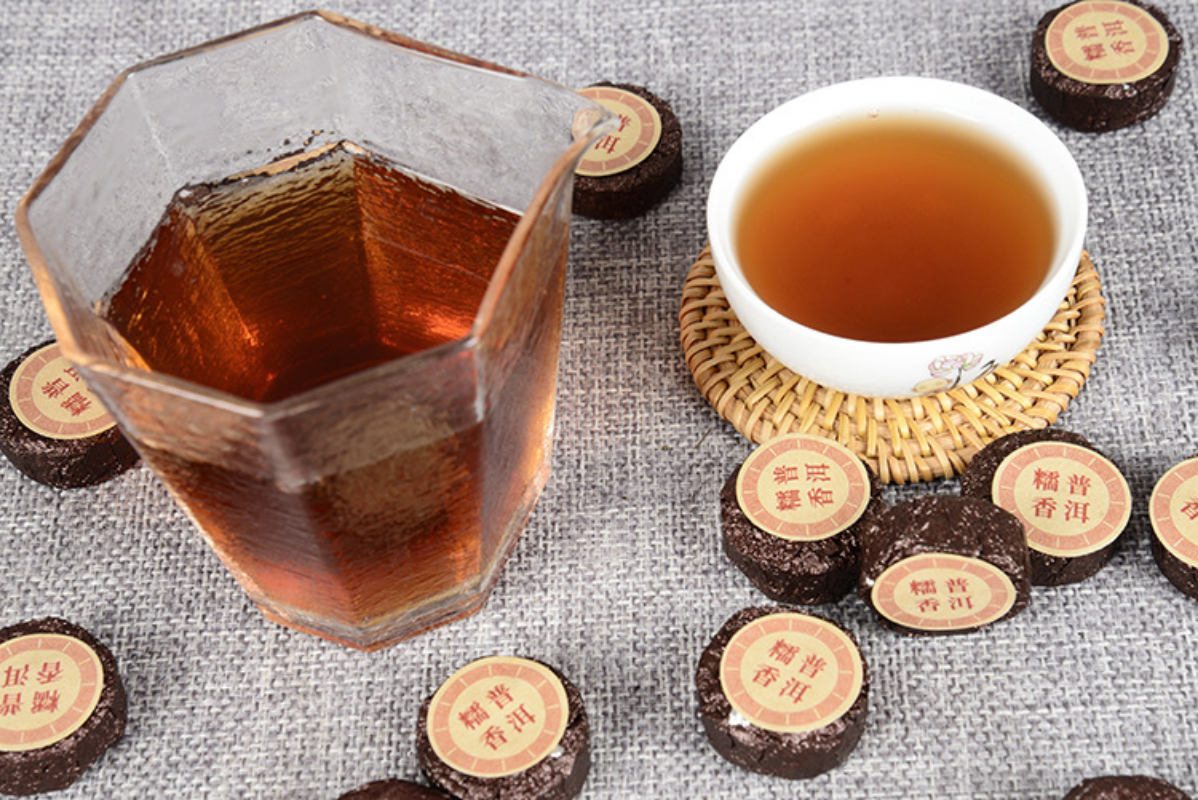 Yunnan Puerh Tea Strong Fragrant Small Jade Cake Glutinous Fragrant Ripe Tuo Tea
