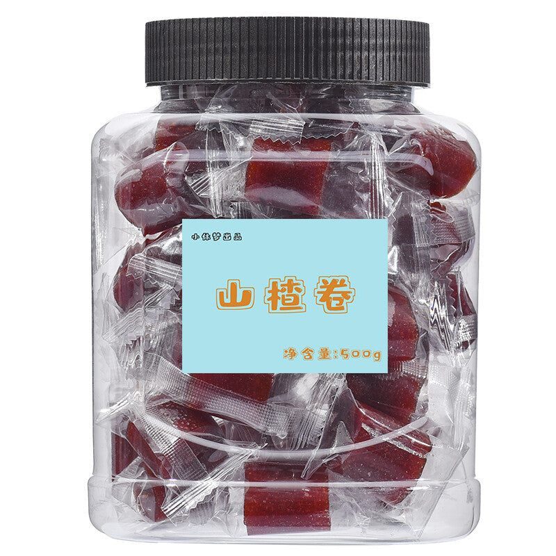 Hawthorn Roll 500g Fruit Peel Hawthorn Dry Cake Snack Children's Delicious Food