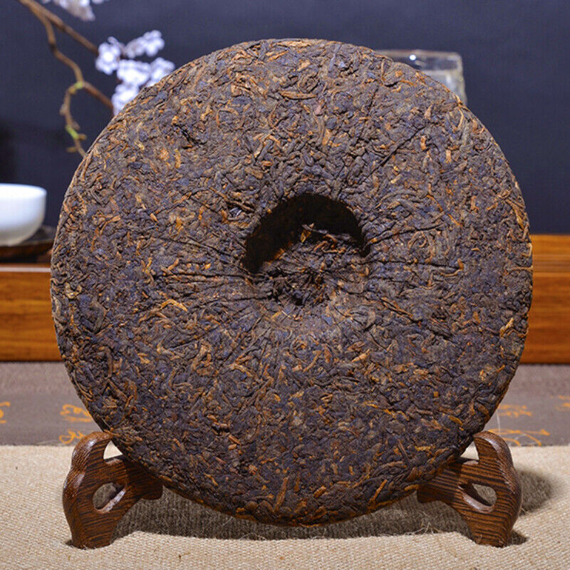 357g Pu'er Tea Cooked Tea Cake Tea Old Ban Zhang Jinya Cooked Tea Cake Pu'er Tea