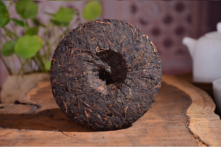 Banzhang Golden Bud Small Cake 100g Yunnan Pu'er Tea Cake Ripe Tea Cake