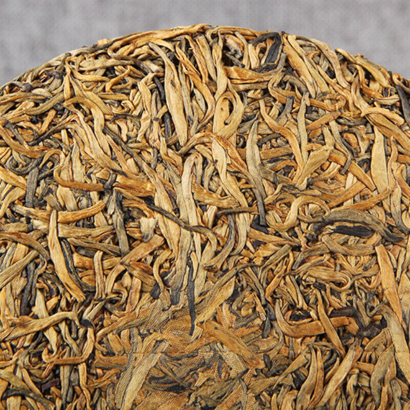 HelloYoung 357g Yunnan Pure Dianhong Black Tea Cake Honey Fragrant Golden Bud Dian Hong Tea