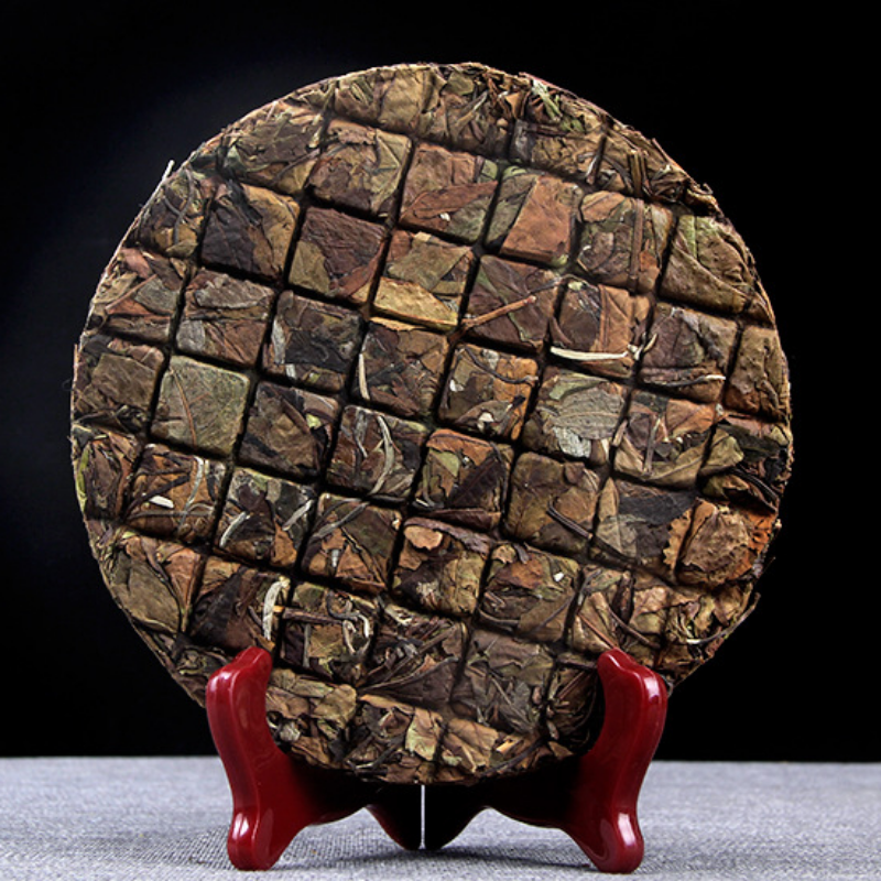 HelloYoung Ancient Tree Tea Old White Tea Lattice Cake Yunnan Yiwu Organic Tea 200g/7.04oz