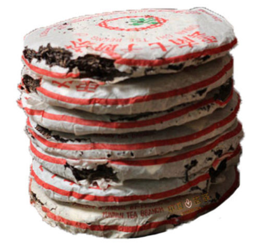 357g/12.59oz High Recommended Black Tea Cooked Compressed Ogranic Puer Tea Cake