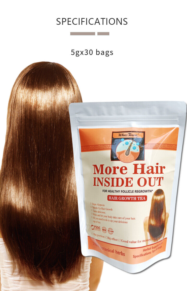 Fast Hair Growth Treatment Tea Follicle Regrowth Herbal Care for All Hair Types