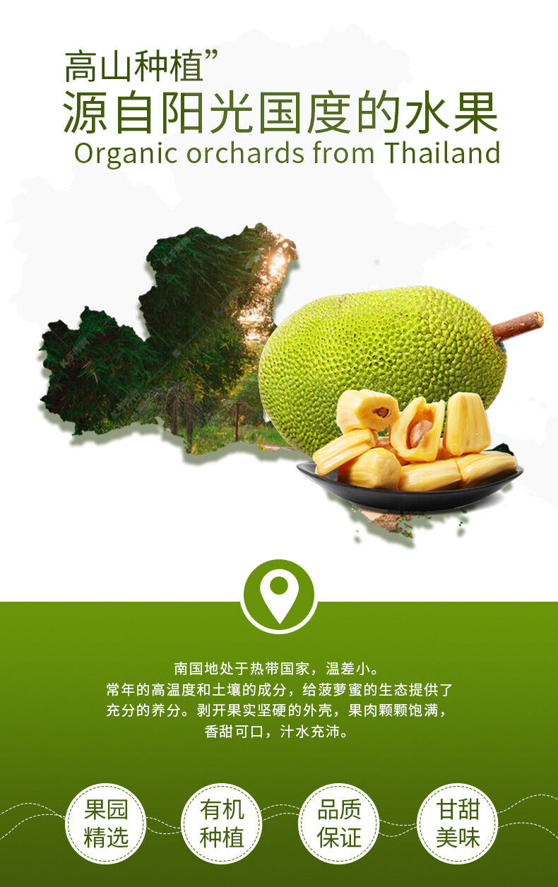 Dried Jackfruit Canned Crisp Fruit Vietnamese Specialty Instant Snacks 250g
