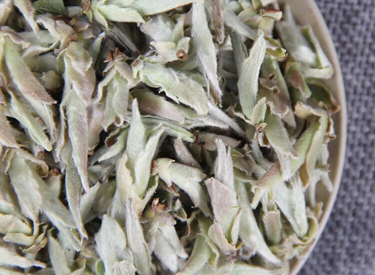 Yunnan Puer Tea Loose Shen Puerh White Buds Bai Ya Bao Yunnan Pu Erh Cha 500G