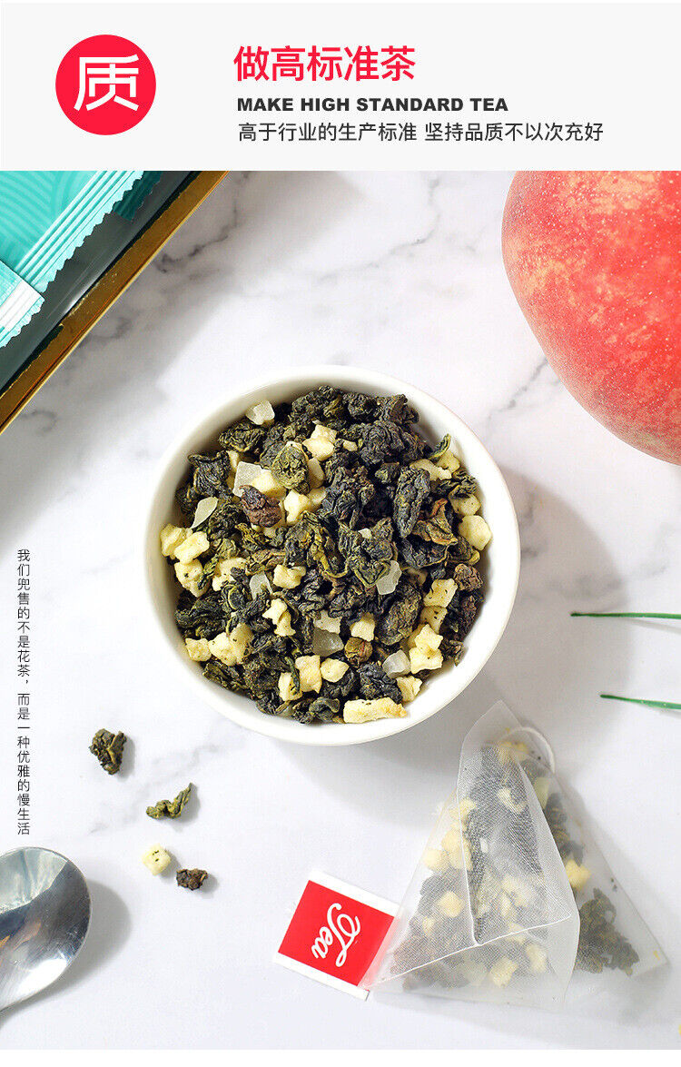 HelloYoung Honey Peach Oolong Tea Triangle Tea Bag White Peach Oolong Tea Bag