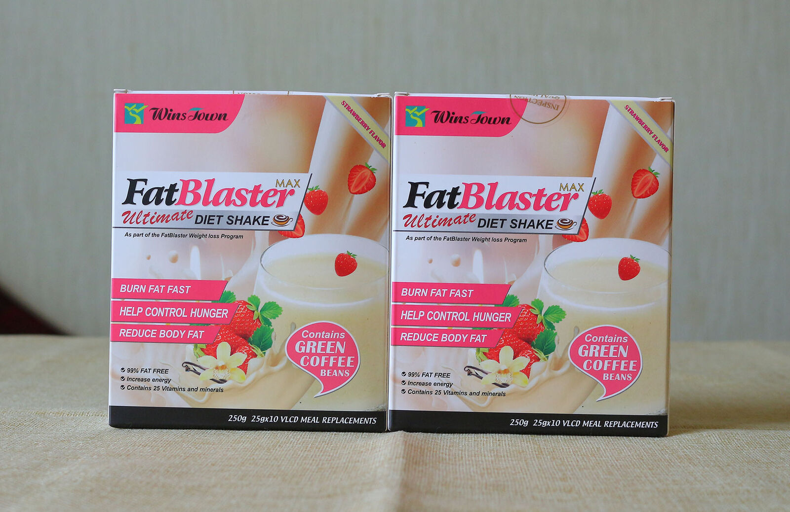 fat blaster weight loss coffee Strawberry flavor diet supplements diet powder