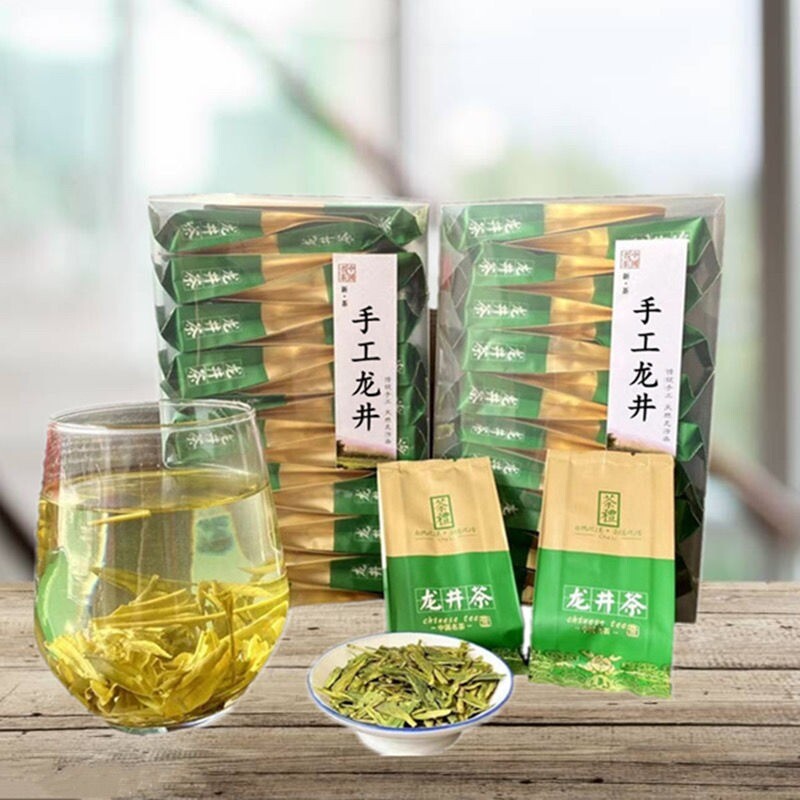 Hangzhou Longjing Tea First Flush 20 Tea Bags Premium Bean Aroma Box Pack
