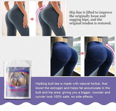 Big Butt Tea Natural Herbal Buttock Plump Tea muscle Enlargement Tea 3g*30