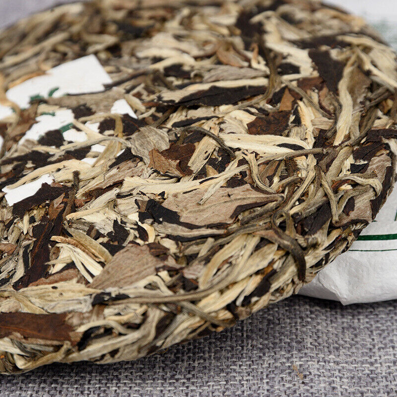 HelloYoung 357g/cake Yunnan White Tea Old Tree Moonlight White Long Jiao Mei Ren White Te