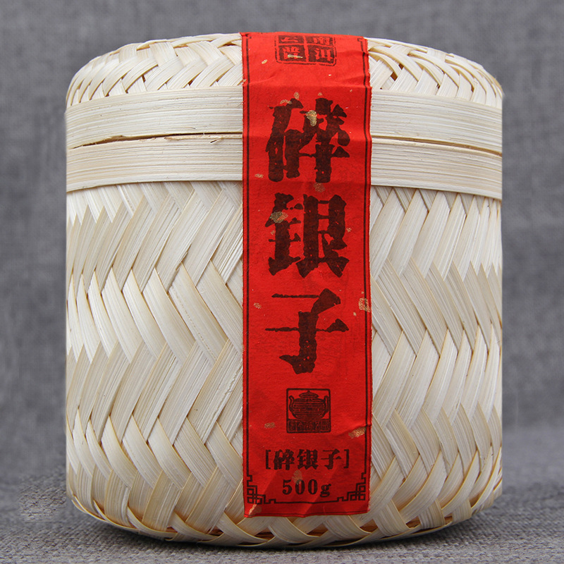 500g/1.1LB Crushed Silver Old Tea  Pu'er Tea Pu'er Ripe Tea  Head Craft Tea