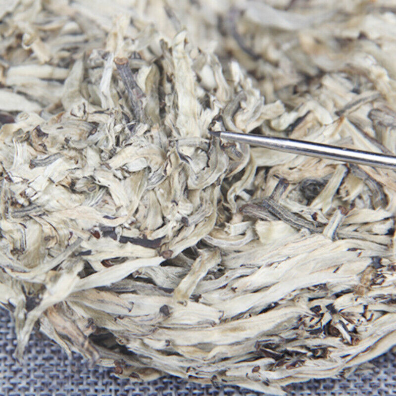HelloYoung 200g Pu'er Tea Cha Single Bud Moonlight White Cake Tea White Hair Silver Needle