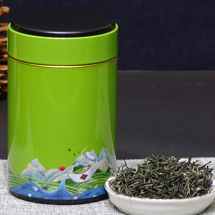 Mao Jian Green Tea Jasmine Tea Biluochun Tea Xiao Seed,Jin Jun Mei Black Tea Can