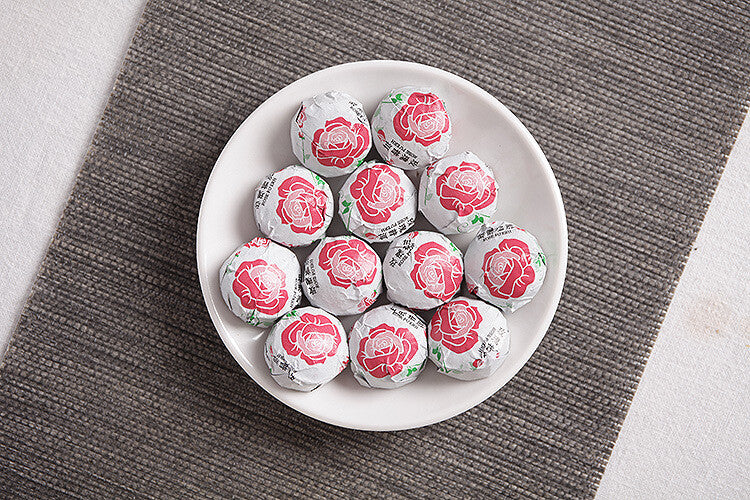 Yunnan Puerh Tea Golden Rose Tuo Tea Puerh Ripe Tea 500g Bulk