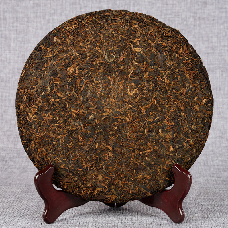 357g Banzhang Golden Bud Puerh Tea Ripe Tea Black Tea Weight Loss Healthy Drink