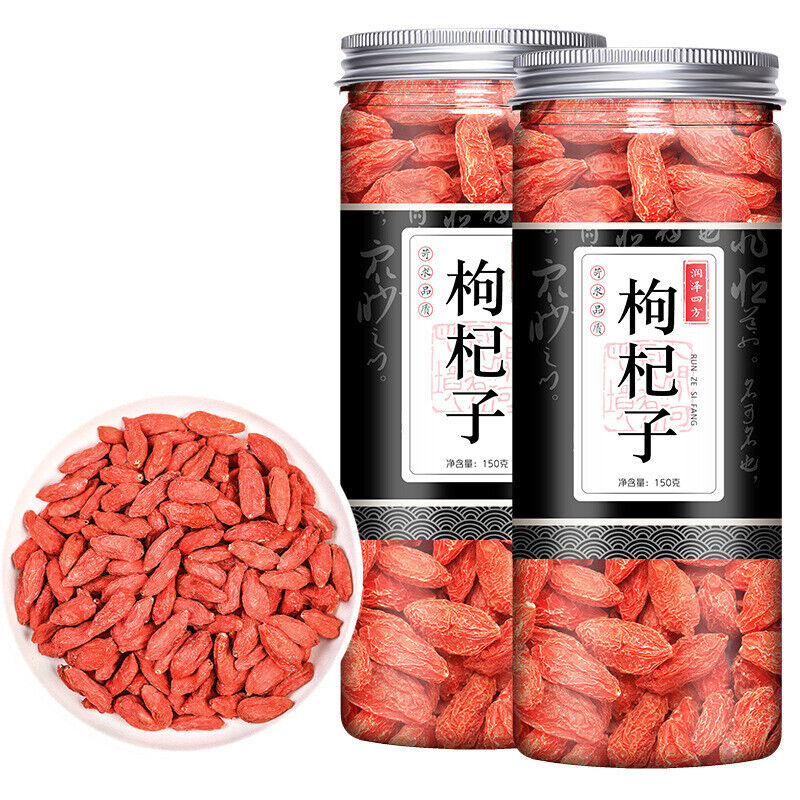 New Ningxia Wolfberry Canned Goji Berry Chinese Herbal Tea Health Tea 150g