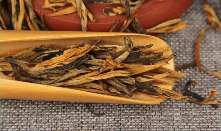 HelloYoung New Dianhong Black Tea Bud Need Gold Grade Gold Dianhong Single Bud Tea250g