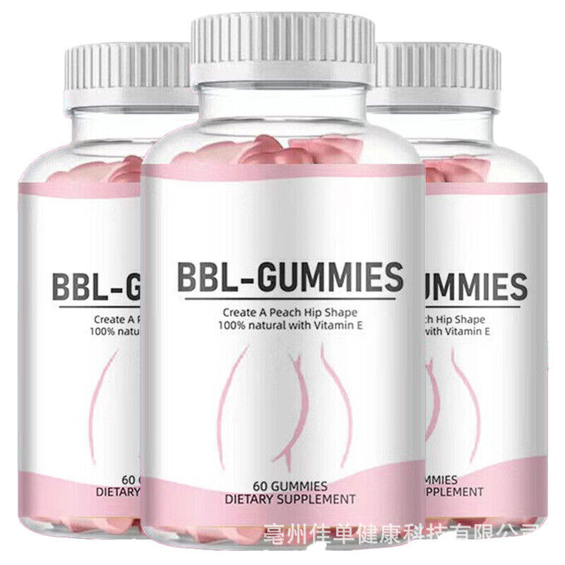 100% Premium Butt And Hips Enlargement Gummies Big Booty Enhance 60 Gummies
