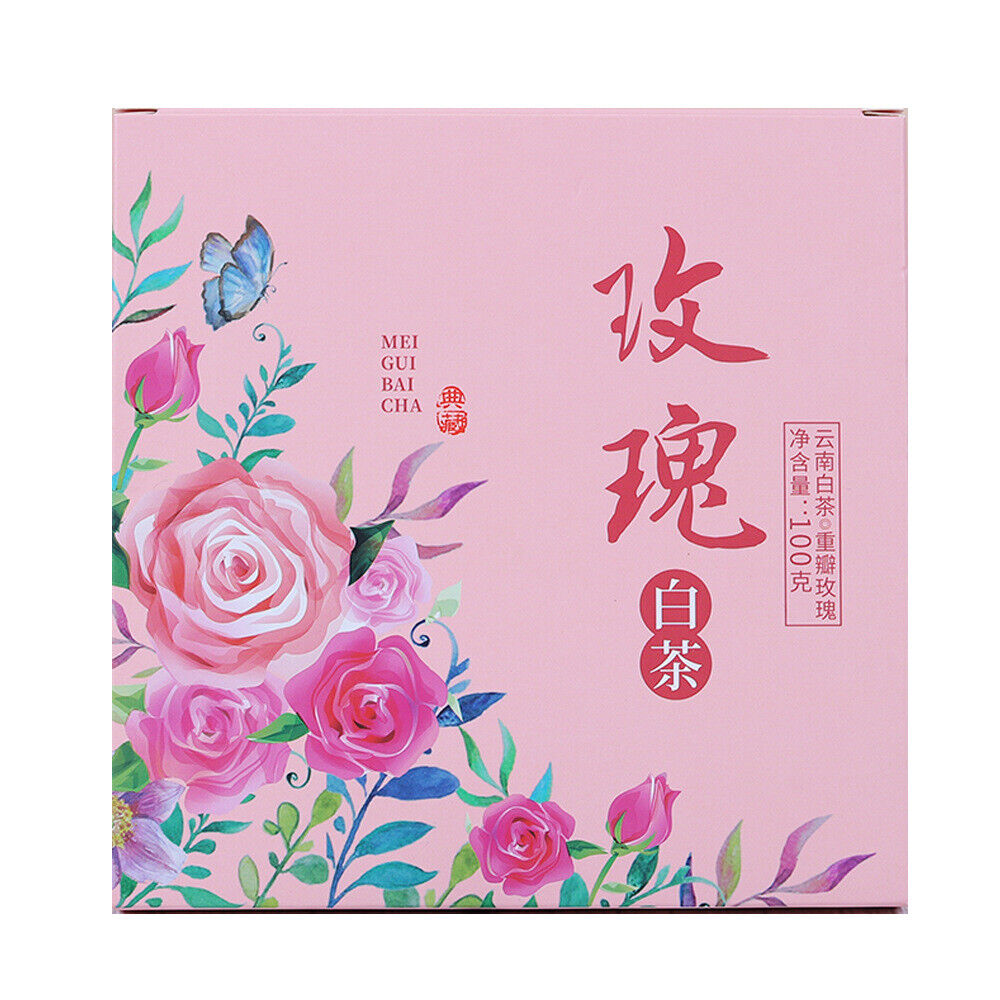 HelloYoung Yunnan Rose White Tea Cake Spring Tea Heavy Petal Rose Season Tea Rose Tea 100g