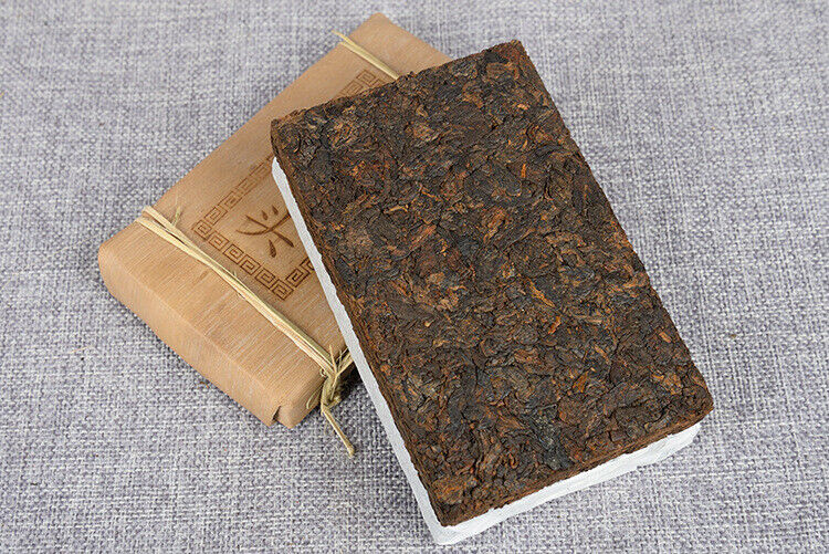 Puerh Tea Old Tea Head Golden Bud Brick Tea 250g Cooked Brick 10 Years