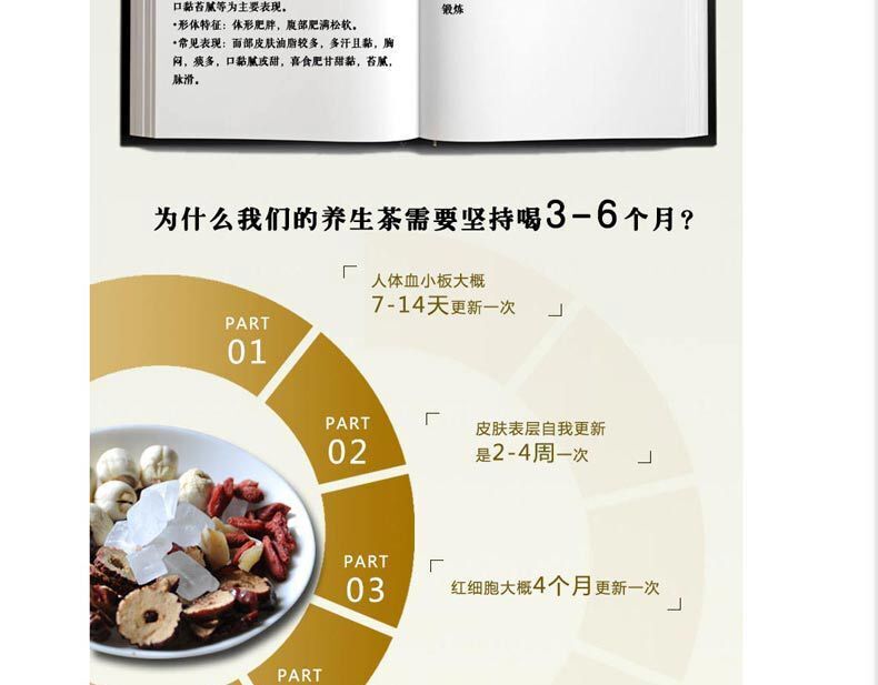 Red Bean Coix Seed Euryale Seed Tea Physique Flower and Grass Tea 60g