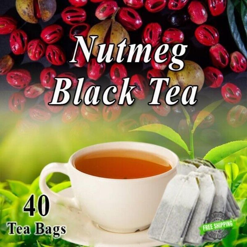Premium Tea Bags - Aromatic & Flavorful Brew Ceylon Black Tea with Nutmeg