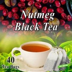 Premium Tea Bags - Aromatic & Flavorful Brew Ceylon Black Tea with Nutmeg