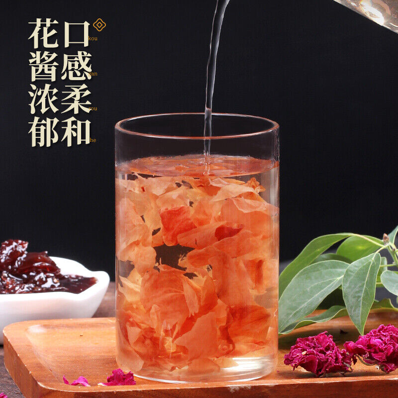 Edible Rose Flower Tea Jam Flower Jam Ingredients Snacks 300g Rose Jam