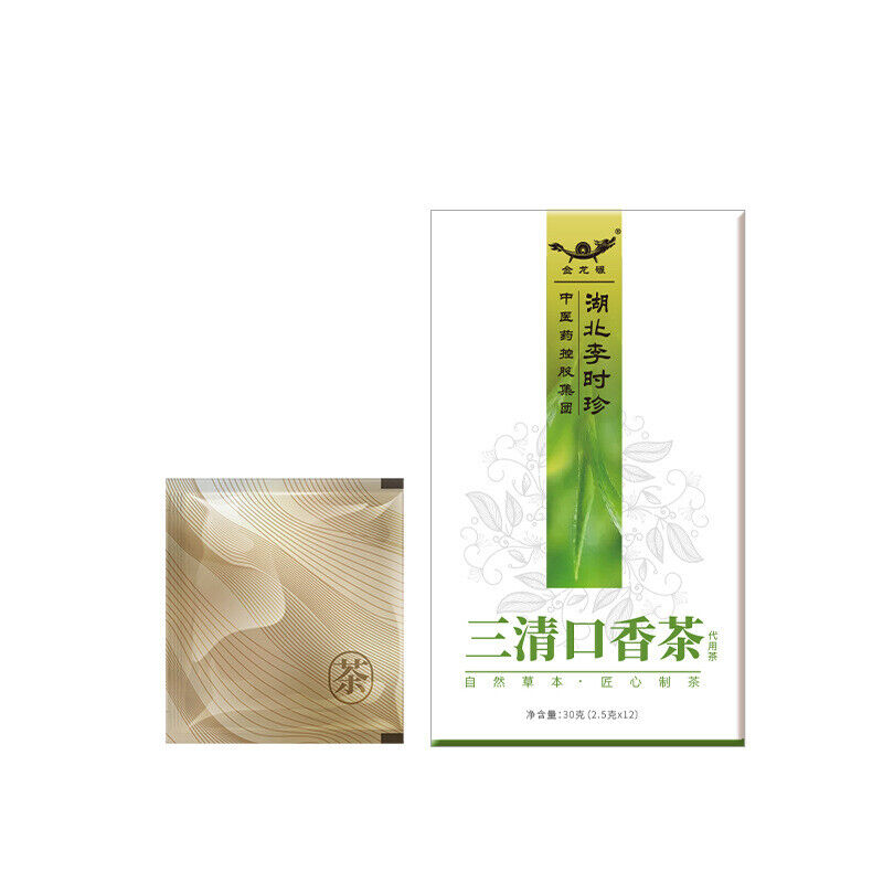 Li Shizhen Sanqing Kouxiang Tea Fresh Oral Health Tea Bag 2.5g*12 Bags/ Box