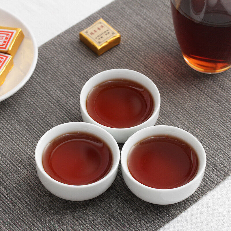 Menghai Puerh Ripe Tea Small Square Brick,Catalpa Puerh Tuo Tea 500g