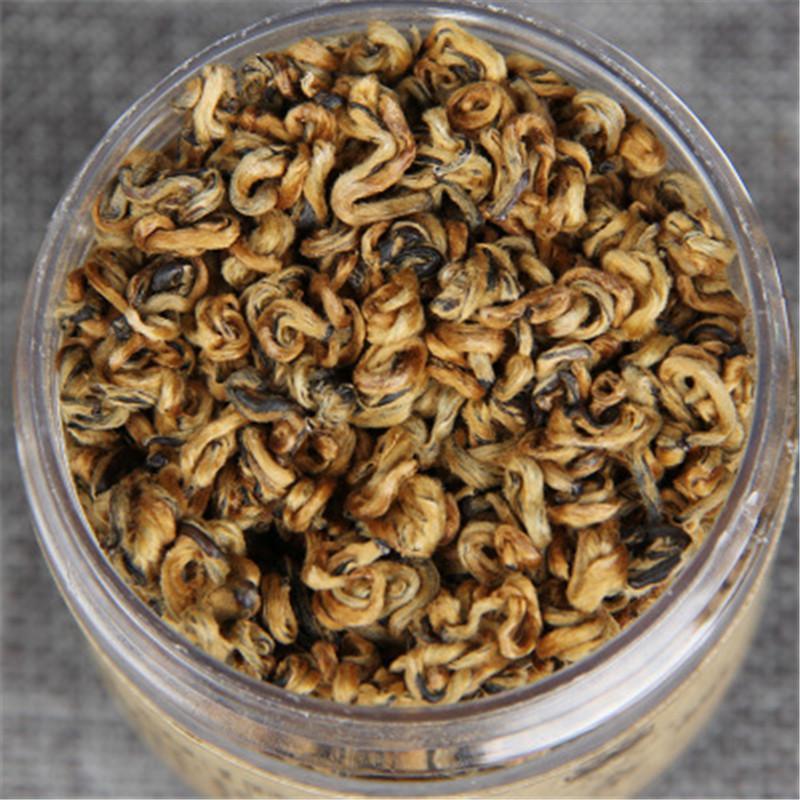 HelloYoung65g Yunnan Fengqing Dianhong Biluochun Tea Golden Screw Black Red Tea Green Food