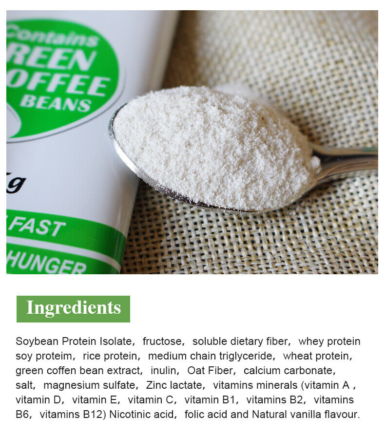 Fat Blaster Diät Weight Loss Ersatz Milchshake Grüner Kaffee Pulver