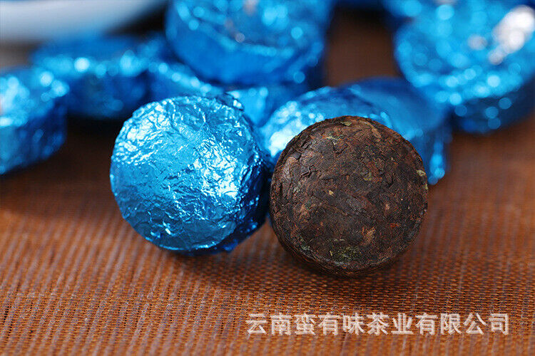 Yunnan Pu'er Tea Mini Seven Colored Small Golden Tuo Nuoc Xiang Ripe Tuo 500g