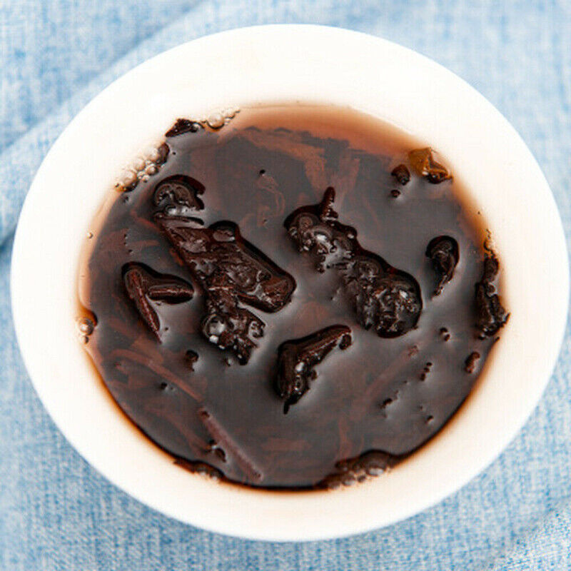 357g/12.59oz Glutinous Rice Aroma Cooked Pu'er Tea Puerh Tea Cake Aged  Puer Tea