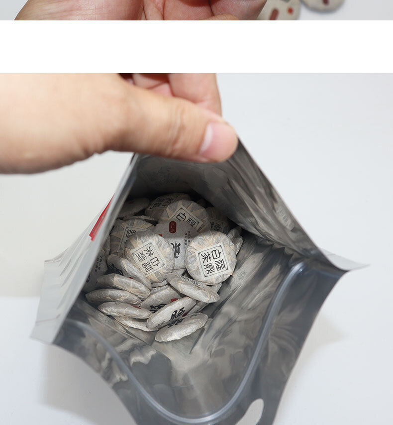 HelloYoung 500G Fuding white tea shoumei gold coin white tea round cake 1 capsule 1 bubble