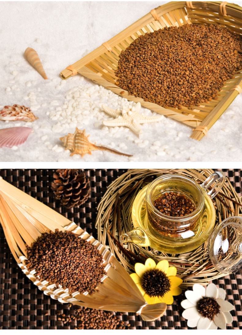 HelloYoung1000g Black Buckwheat Tea Black Tartary Buckwheat Plantule Chinese Special Tea