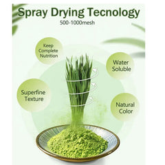 100g Instant Soluble Drink for Detox and Wellness Barley Grass Powder