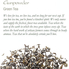 Gunpowder Green Tea from China - Heaven Tea - Pellet Tea - Zhu Cha Zhucha 100g
