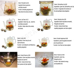 Spring Flavored White Tea Jasmine Lily Blossom Tea Blooming Flower Tea 20pcs
