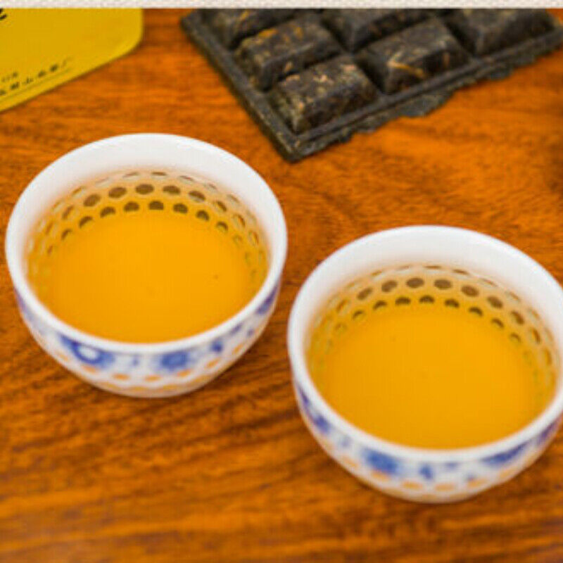 45g Jun Shan Huang Cha Organic Aromatic Yellow Tea Mini Gold Brick Pressed