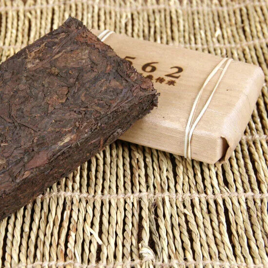 7562 Tea Brick Ripe Tea Yunnan Menghai Large Leaf Pu'er Tea Ripe Tea 250g/brick