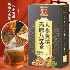 Ginseng, Essence, Maca, Eight Treasures Tea, Raspberry Ginseng and Eucommia Tea