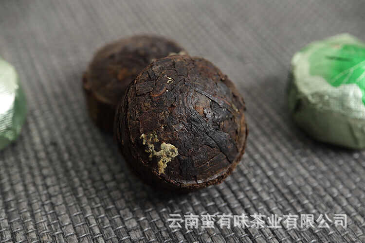500g Yunnan Ripe Pu'er Tea Lotus Leaf Flavored Ripe Pu'er Mini Tuo Tea