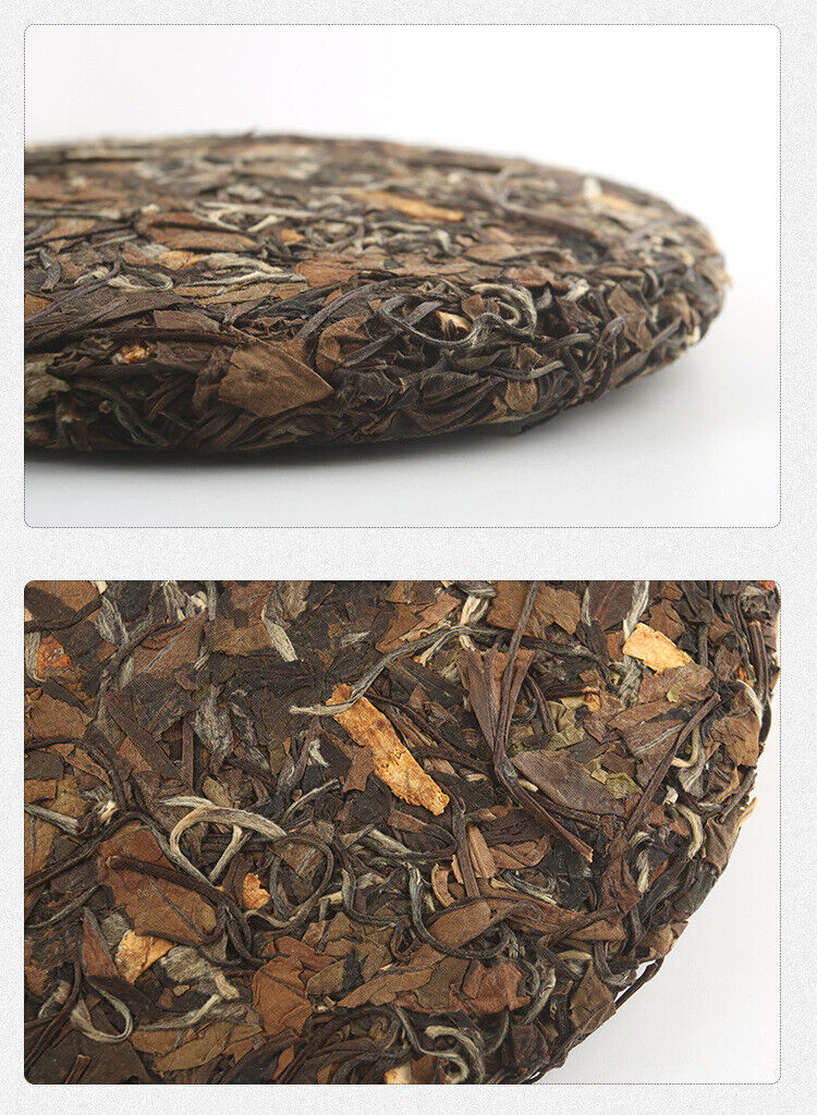 HelloYoung Fuding White Tea Chenpi Shoumei Tea Cake High Mountain Sun-dried Tea 350g
