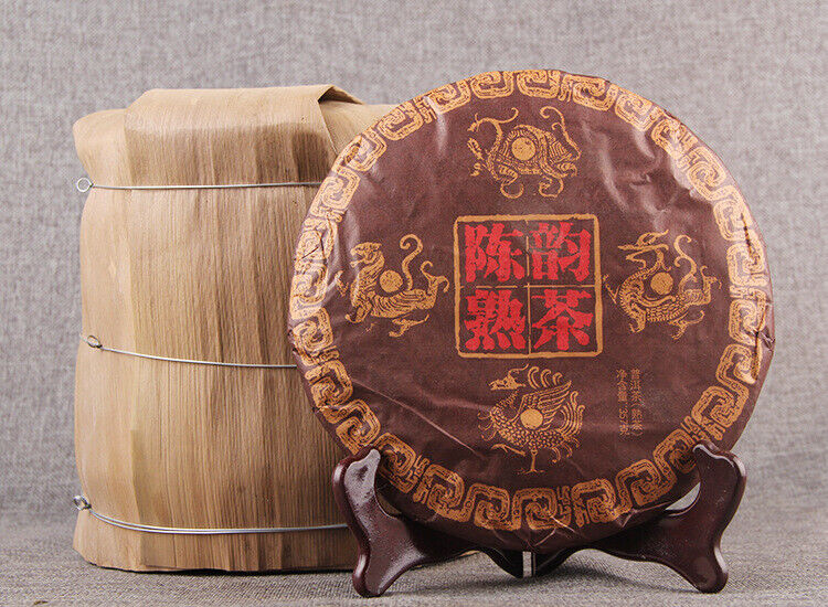 357g Menghai Chenyun Cooked Tea Lao Puer Tea Cooked Tea Yunnan Specialty