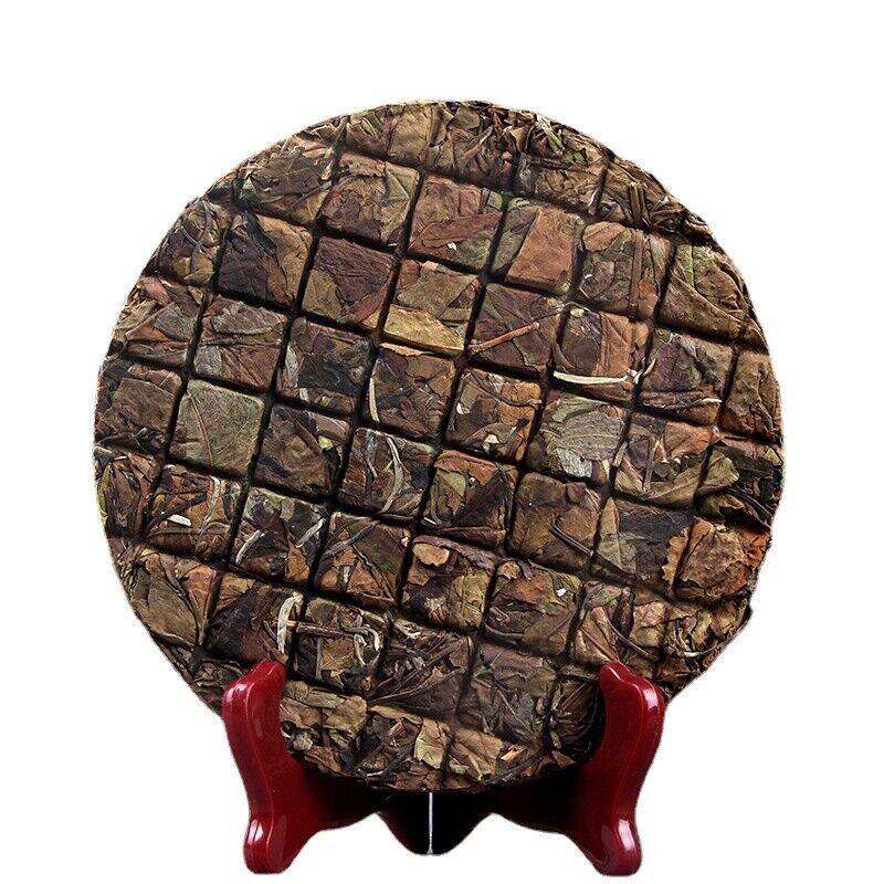 HelloYoung Ancient Tree Tea Old White Tea Lattice Cake Yunnan Yiwu Organic Tea 200g/7.04oz