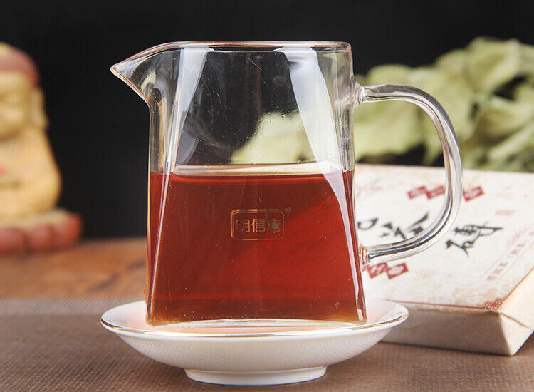 Pu'er Tea Made of Aged Raw Materials, Aged Pu'er Tea Bricks Ripe Tea Brick 200g