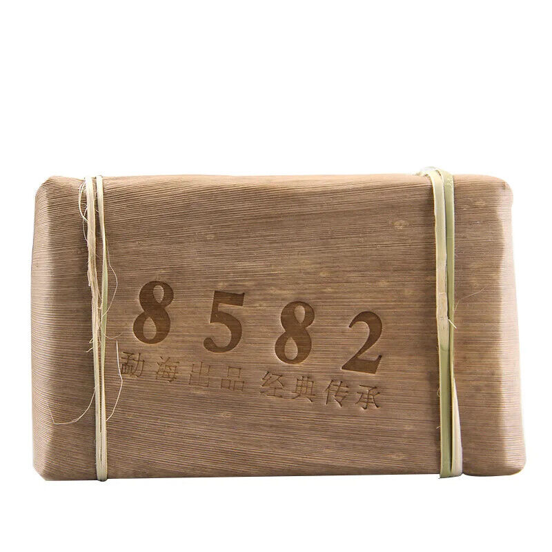 Famous Yunnan puerh tea brick 8582 shen puer unfermented cha zhuan 250g